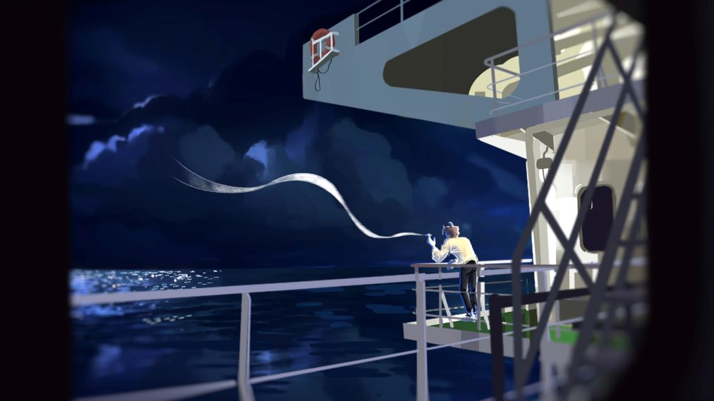 Christopher at sea